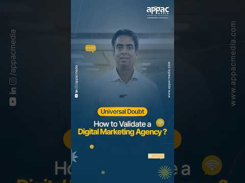 How to validate a digital marketing agency ? | Appac Media