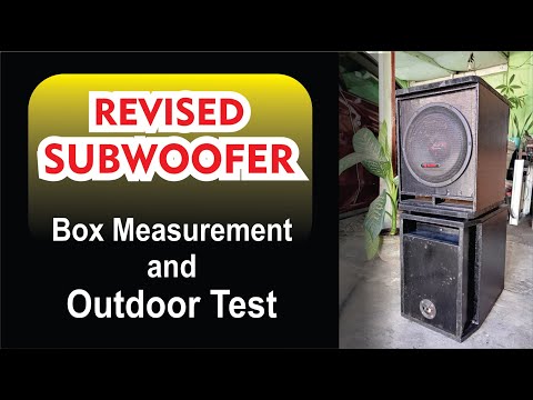 Revised Subwoofer D10 to Match the Speaker Driver