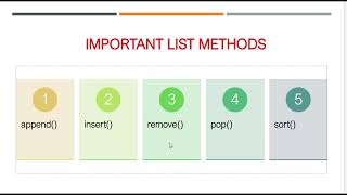 python datatypes | list | list methods part 1 | Machine Learning For Beginners