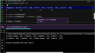 Day-14 Lambda and Built-in Functions