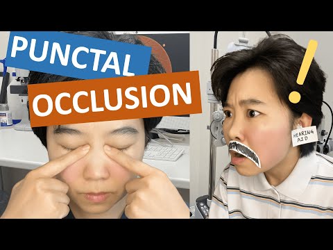 How to punctal occlude (important for medicated eye drops)