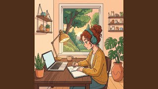 A Good Study Mood under the Golden Lamp
