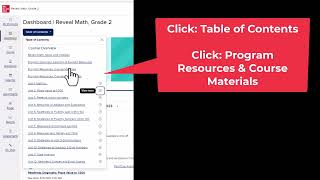K-5 Reveal Math Support Resources