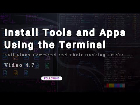 Install Tools and Apps Using the Terminal in Kali Linux | Chapter 4 #kali #cybersecurity #learnlinux