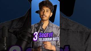 Telegram Bots- 3 Secret🤫#tips #telegram #techhelp #shortsfeed #crazytech #shortsviral #youtubeshorts