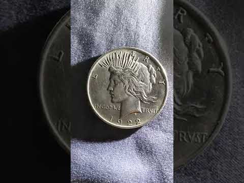 1922 D peace dollar
