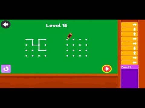 Connect the dots | Debugging | level 1 to 15 by Kidlo Coding