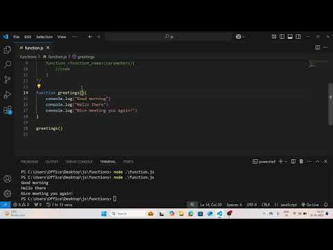 js tutorial | functions in js