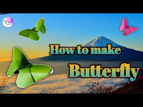 How to make butterfly from paper|easy steps| paper work| home made craft| #butterfly #Artisticnatha