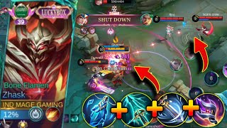 THIS IS WHY YOU SHOULD NEVER UNDERESTIMATE ZHASK IN EARLY TO LATE GAME !! BEST BUILD ZHASK 2025