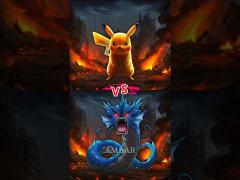 Pikachu vs Gyarados, Blastoise, Charizard.. #pokemon #battle #pikachu #shorts #charizard #pokemongo