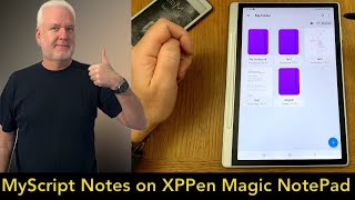 XPPen Magic NotePad updated with 1 year free subscription of MyScript Notes (Nebo) App