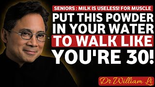 Milk Is USELESS! Add THIS White Powder to Your Water to Walk Like You're 30!