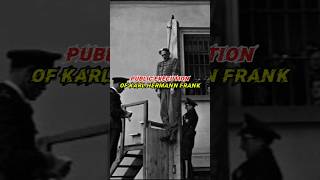 Brutal Execution Of Karl Hermann Frank Who Kill 340 civilians #ww2 #history
