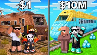 POOR vs RICH Train Battle in Minecraft!