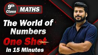 Complete Number System Class 9 in One Shot Revision in 15 Min | Class 9 Maths Chapter 1