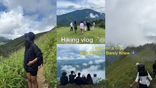 I went on a trip with strangers.