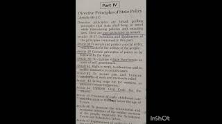 Directives principle of state policy @aspirant12345