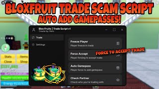 🐲 FIXED | TRADE FREEZE SCRIPT | NEW UPDATE | BLOXFRUIT | AUTO ACCEPT TRADE | 