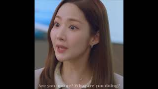 I love this woman😂🧡||Forecasting love and weather-Park Minyoung #parkminyoung #blueberryedit