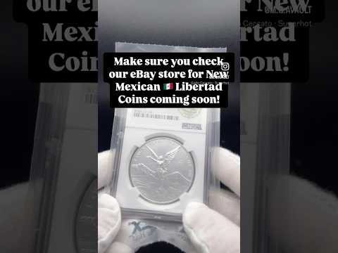 We carry a variety of different libertad years! #silverstacking #explore  #mexicansilvercoins #fyp