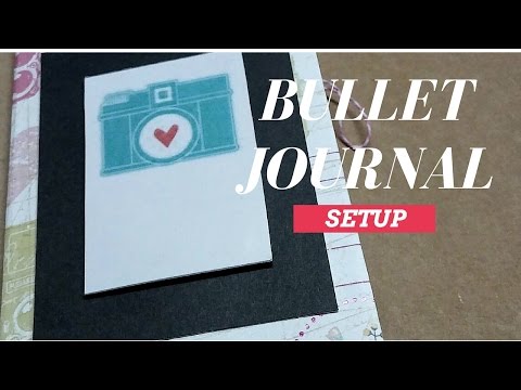 Bullet journal setup