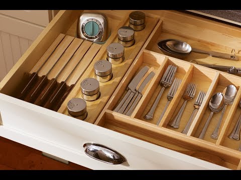 Organized Silverware and Utensil Storage by Dura Supreme Cabinetry