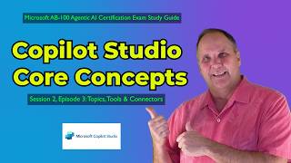 Copilot Studio Core Concepts: Topics, Tools & Connectors (Ep 2.3)