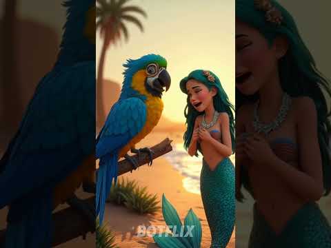 "The Parrot Who Saved a Mermaid 💔 | Emotional Animated Story"
