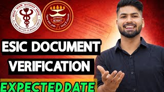 ESIC Document Verification Expected Date | AIIMS CRE | DV Process & Latest Update #esicdelhi