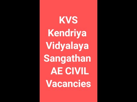 Civil Engineer Jobs Update | KVS AE Civil jobs 2022 |  SSCJE 2022 | CIVIL freshers jobs 2022