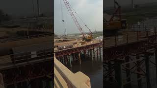 তুরাগ নদীর ওপরে আশুলিয়া এলিভেটেড এক্সপ্রেসওয়ে নির্মাণ হচ্ছে #sazibbd #bddevelopmentproject