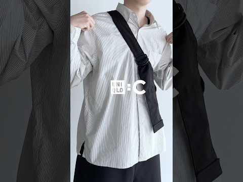 UNIQLO Cのシャツがめちゃくちゃ使える。#ユニクロu #ファッション #uniqlo #uniqlou #ユニクロコーデ #ユニクロ