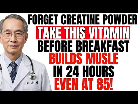 Forget Creatine Powder! Take These 2 Vitamins Before Breakfast to Rebuild Muscle In 24 Hours.
