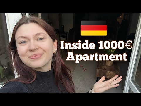 1000€ Germany Apartment Tour! Reality of Cost of Living...