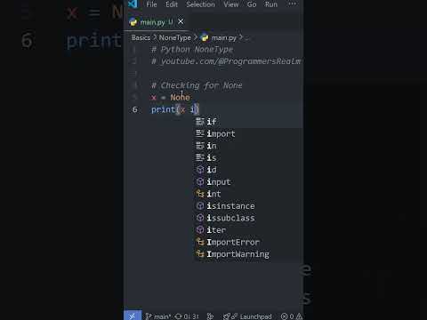 Python Basics: NONE Type in Under a Minute! 🚫