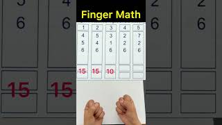 Magic Math With Fingers/Finger Math Practice / #maths