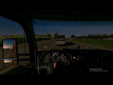 Beautiful Sunset Vibe While Trucking T680 Kenworth American Truck Simulator Gameplay