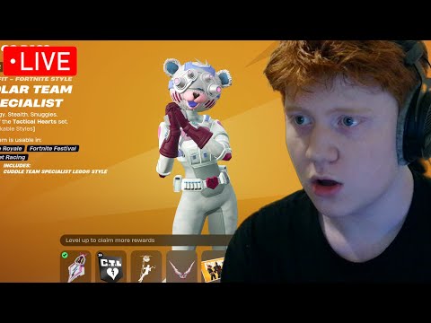 🔴LIVE- UNLOCKING POLAR BEAR SKIN IN FORTNITE?!