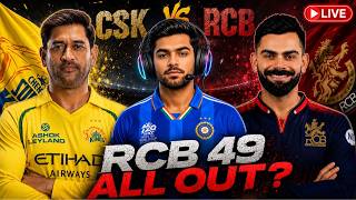 LIVE RCB vs CSK 💀 RCB 49 All Out Again? IPL 2026 Real Cricket #shorts #cricketlive #gaming