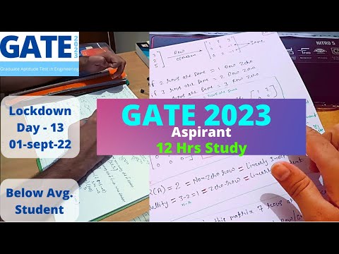 Gate aspirants || try to crack gate 2023 exam in 6 months || Day 13