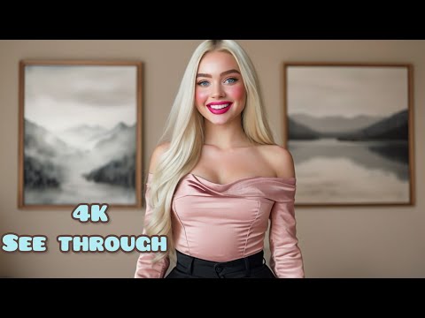 See through/transparent 4K| bikini try on | try on haul see everything 4K | try on haul transparent