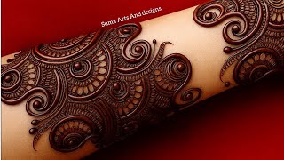 Easy and simple mehndi design l Beautiful Quick mehndi design l Chhath puja Mehndi design l Mehandi