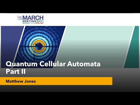 Quantum Cellular Automata Part II