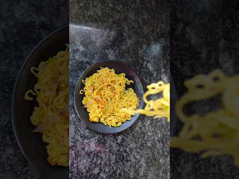 2 minutes recipe | Masala Maggi #shorts #maggi #asmr