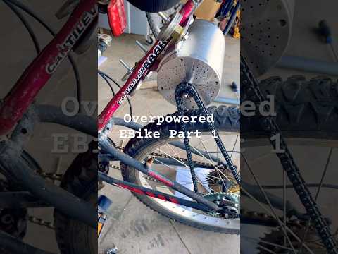 Overpowered EBike Part 1 ￼#electricmountainbike #electricmtb #mtb