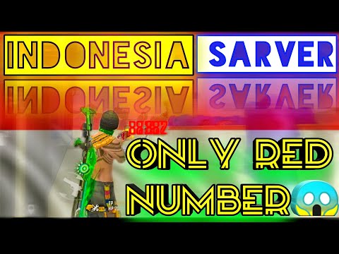 #freefireIndonesia⚡ Frist time play Indonesia🇮🇩 sarver💛 Highlights on op👽headshot😳💯