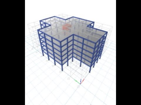 Modeling of 6 Story Hospital Building using ETAB