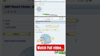 SAP ABAP - Smart Form #sap #saptraining