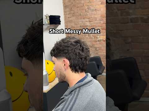 Short Messy Mullet